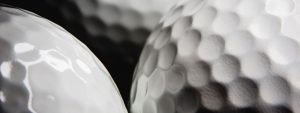 golf ball closeup
